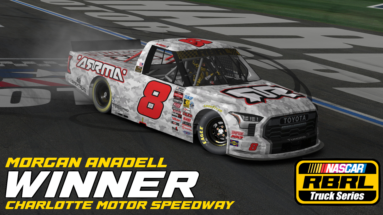 Anadell wins again at Charlotte