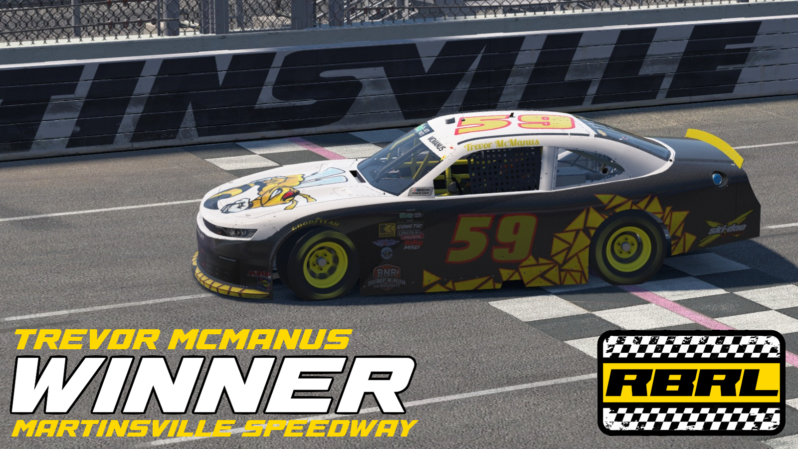 Trevor McManus led 156 laps, survived 10 cautions, and pulled away in the championship with two races left.